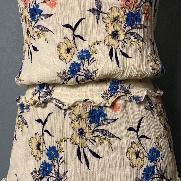 NWOT Tart Floral Ruffle Dress ~ Size Small ~ Cream - Picture 7 of 10